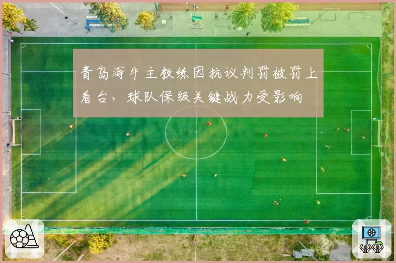 青岛海牛主教练因抗议判罚被罚上看台，球队保级关键战力受影响